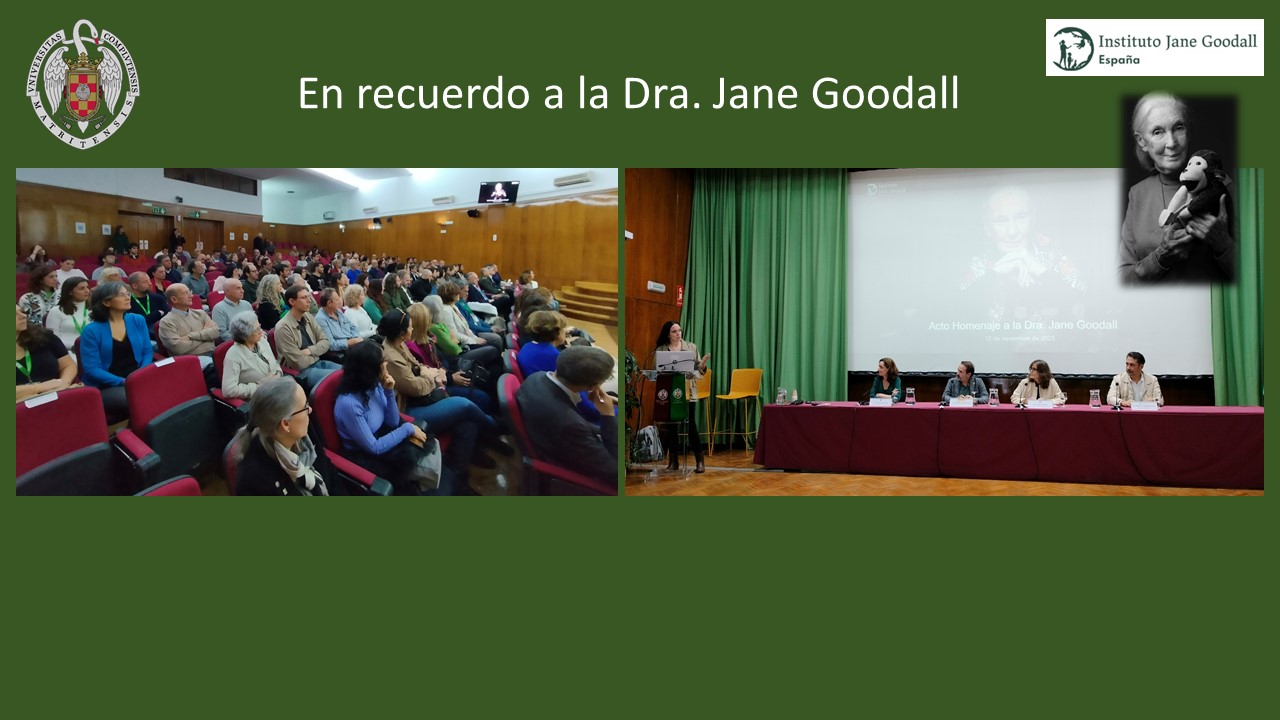 Celebración del Acto Homenaje a Jane Goodall